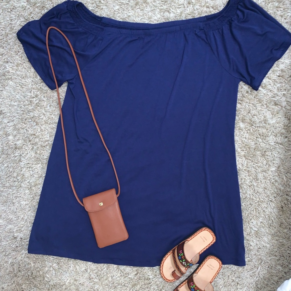 TO BE DONATED off the shoulder dress - Picture 1 of 3
